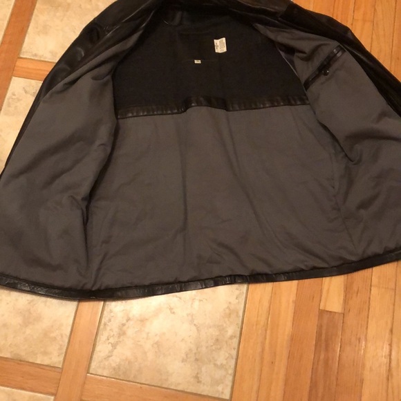 Vintage Coach- Excellent condition Mens lined leather jacket XL Black - Picture 6 of 8